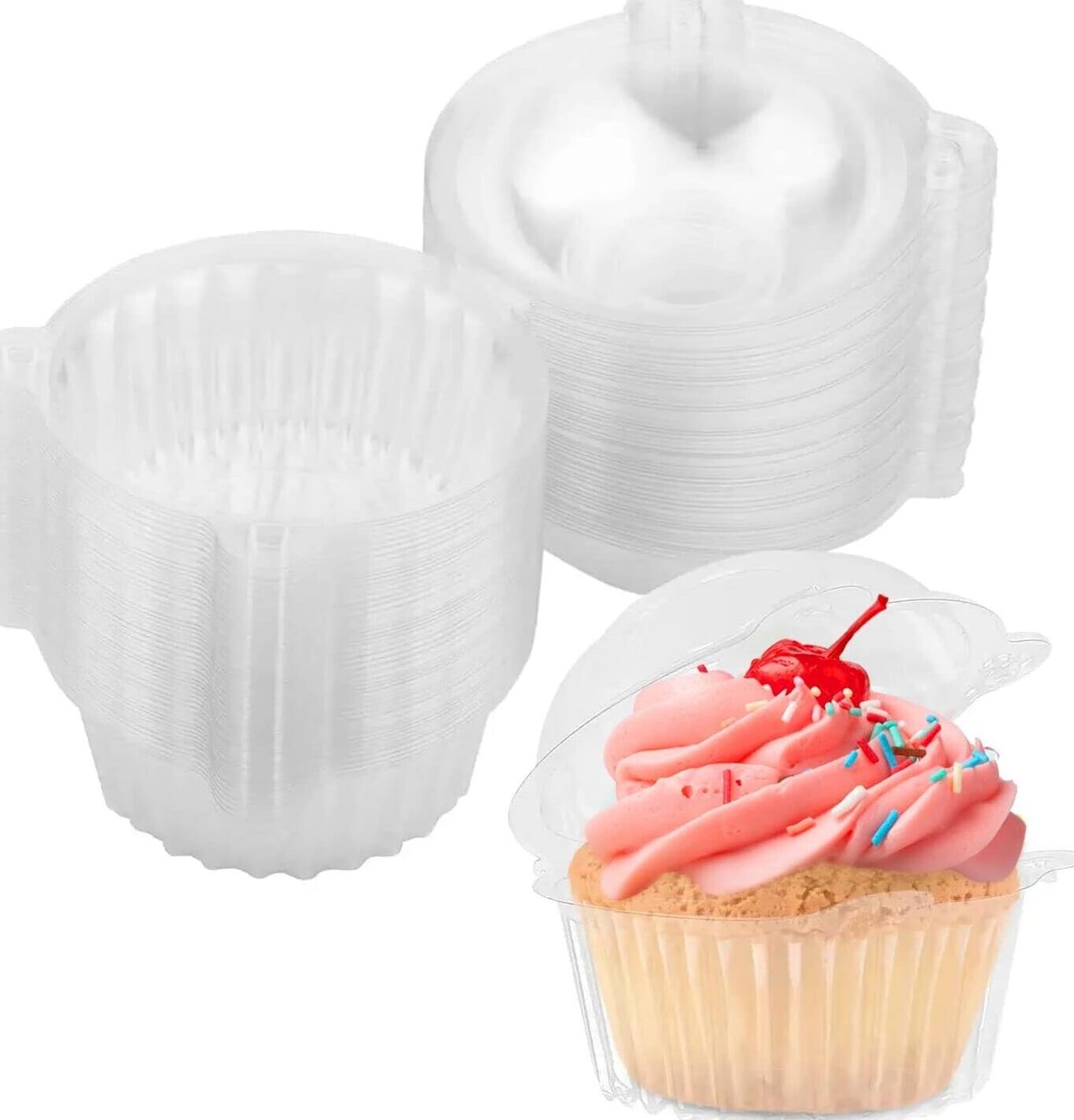 Cardboard Cupcake Boxes 12 Cavities - X2 - Planète Gateau